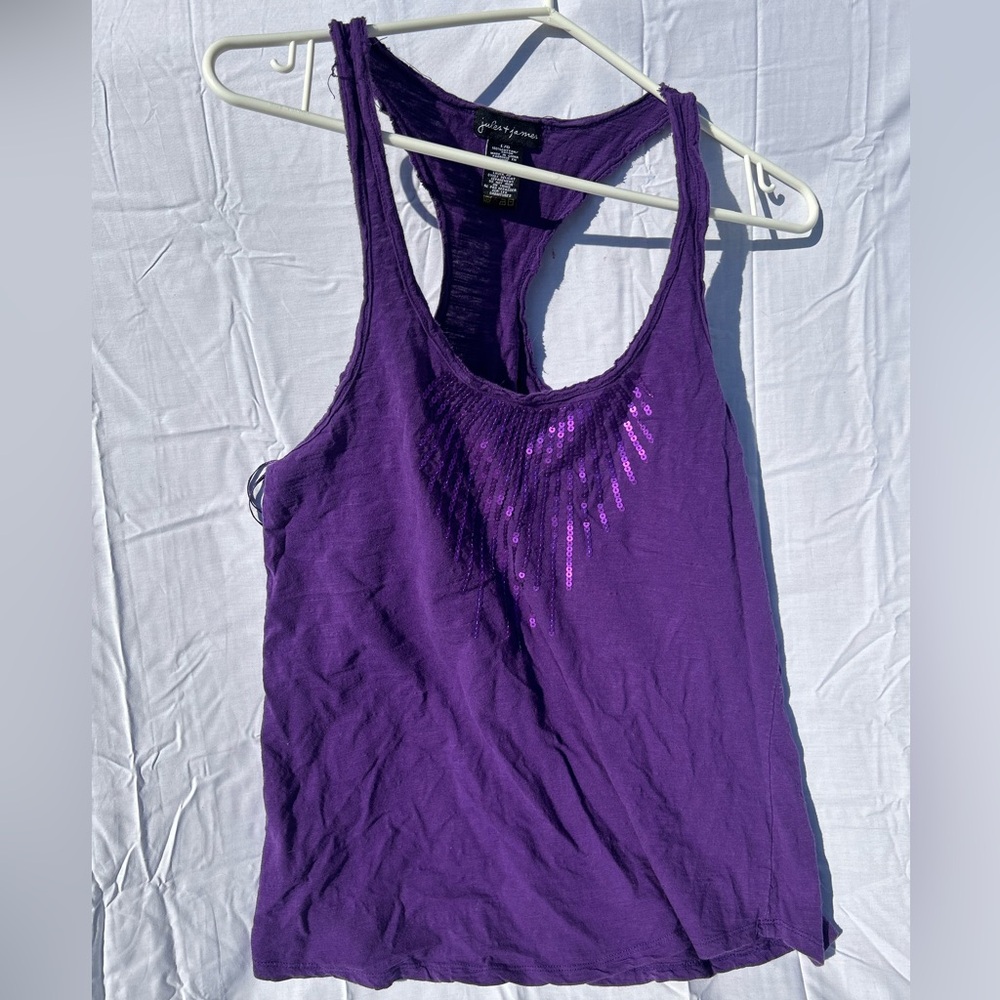 Purple tank